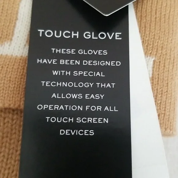 New Ralph Lauren Intarsia Logo Tech Glove - Picture 8 of 8